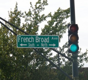 Street sign in Asheville, NC. Sept 2009