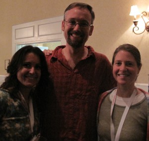 Drew, Julie & Alisa @ Type-A-Mom, Sept 2009