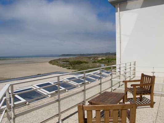 Our terrace at Hotel de la Plage