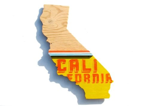 Supermarket California Map Cut Out