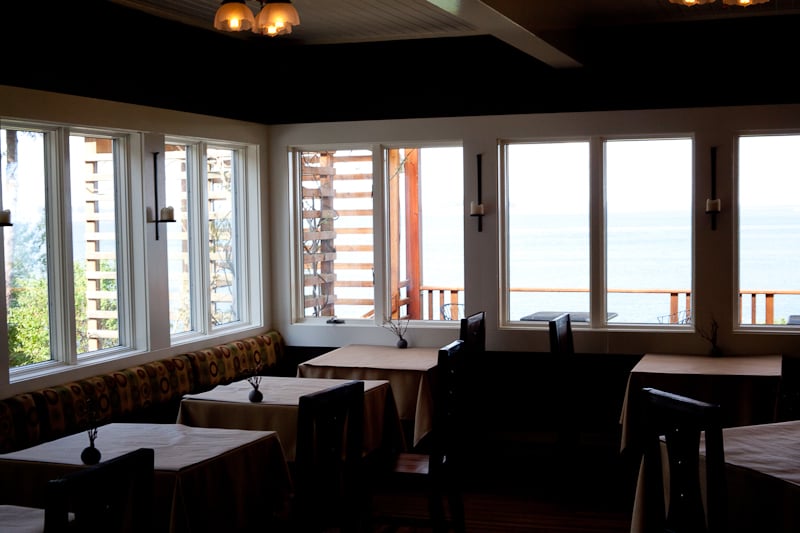 Willows Inn dining room Willows Inn dining room