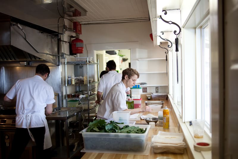 In the Willows Inn Kitchen In the Willows Inn Kitchen