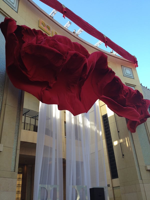 Dolby Theatre curtain drop Dolby Theatre curtain drop