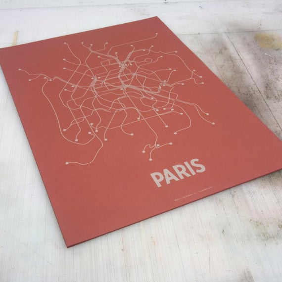 Paris-Line-Poster Paris-Line-Poster