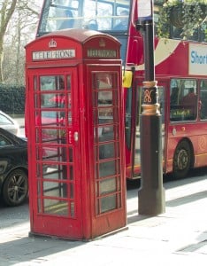 Red Telephone box London
