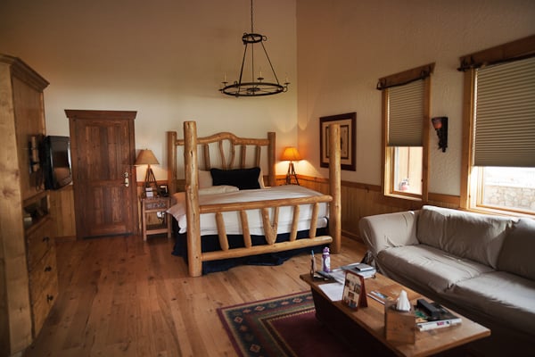 Part of our room at the Sorrel River Ranch Part of our room at the Sorrel River Ranch